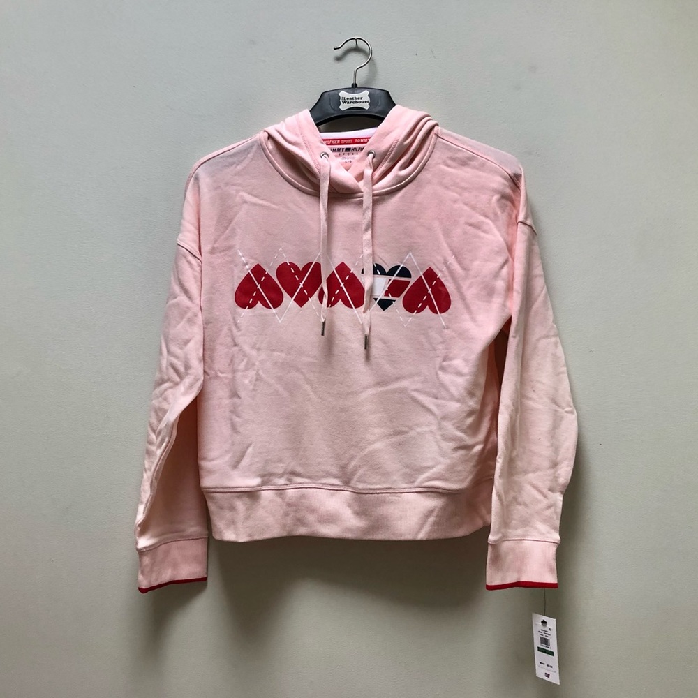 Tommy Hilfiger Pink Hearts Hoodie